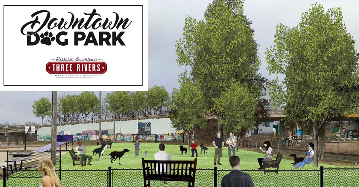 Crowdfunding Campaign Launched for Three Rivers Downtown Dog Park