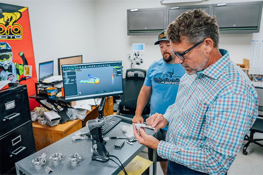 Hilbert working at computer