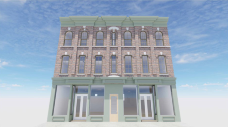 building facade rendering