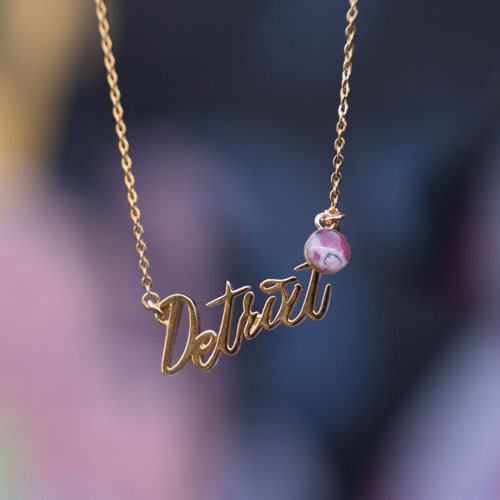 Detroit necklace