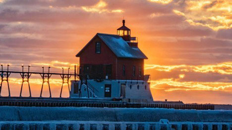 lighthouse in grand haven