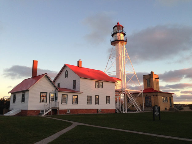 light house and keepers building